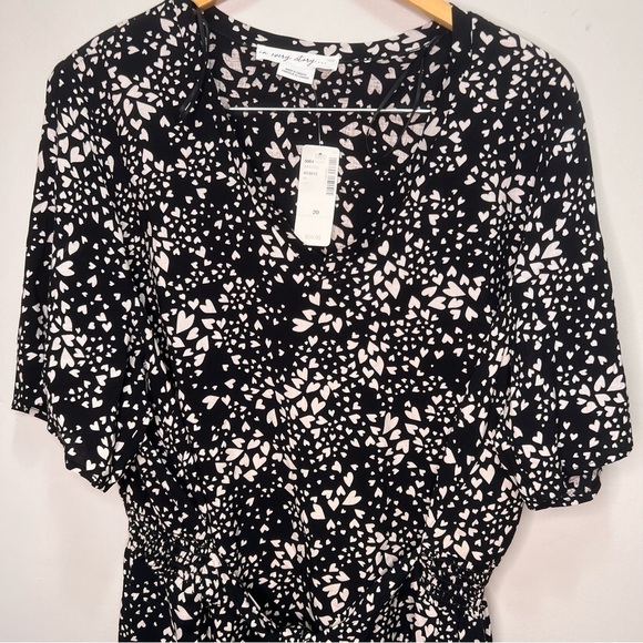 Pennington’s A-Line Printed Dress With Tied Waist - In Every Story Size 20 - Picture 10 of 13